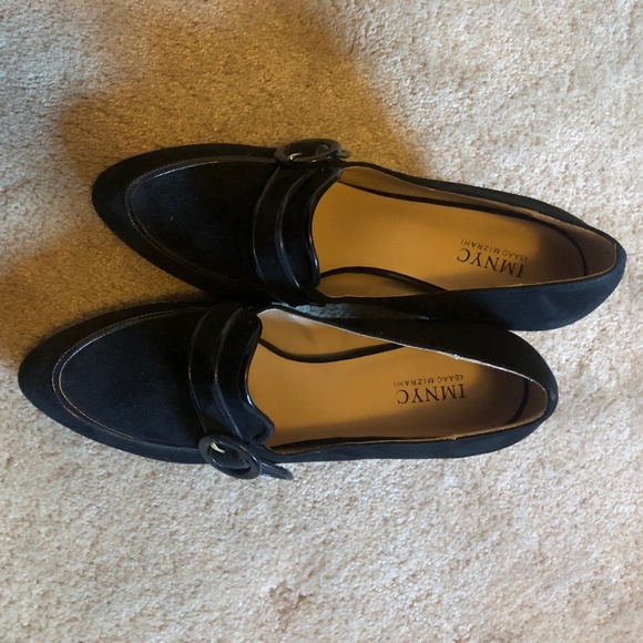 Black suede trouser heels - Picture 1 of 3